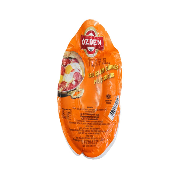 ÖZDEN PİLİÇ EKO KANGAL SUCUK  200 GRAM